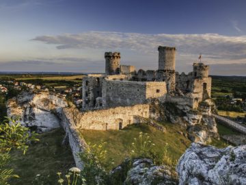 Ruiny zamku Ogrodzieniec Polska